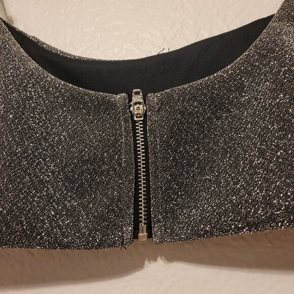 Tiger Mist Metallic Bralette / Crop Top XS - Picture 3 of 4